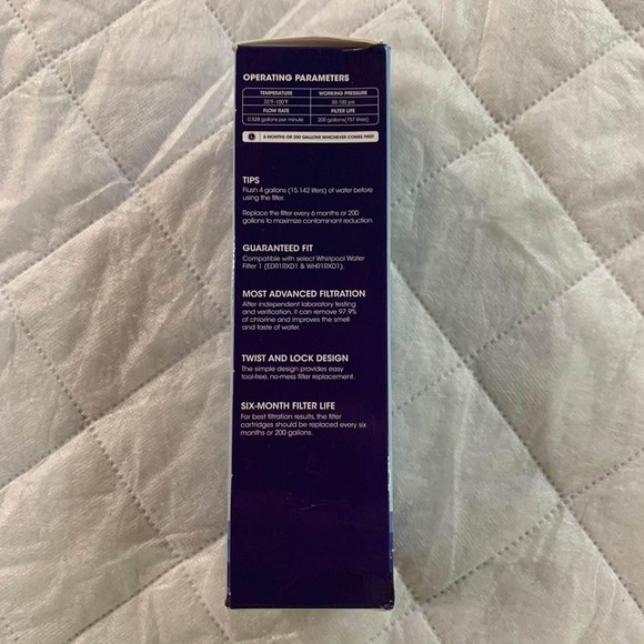 MARRIOTTO MRW1 Filter Compatible with Whirlpool Water Filter 1(EDR1RXD1) - Picture 4 of 10